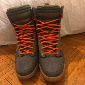 Nike sky high dunk wedge sneakers